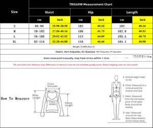 Detailed size chart for Bohemian wide leg pants showing waist and length measurements