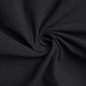 Detailed macro view of soft black fabric texture with elegant drapes and fine weave