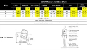 Detailed size guide table for women's houndstooth knit skirt set in cm and inches