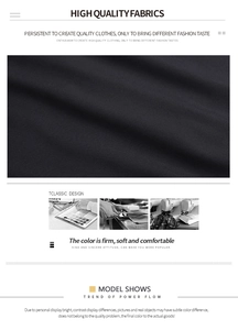 Détail macro du tissu noir doux avec icônes de conception et de processus de couture