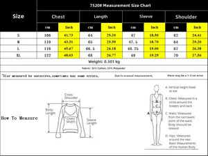 Detailed size guide table with S-XL measurements for women's beaded knit top