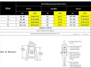 Detailed size chart for cotton linen V-neck dress with chest and waist measurements