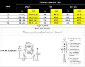 Tableau des tailles détaillé pour pantalon évasé à fleurs à taille haute avec fente
