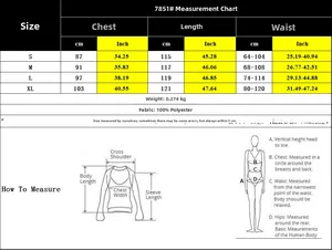 Tableau des tailles détaillé pour robe d'été à imprimé léopard avec mesures de poitrine et taille