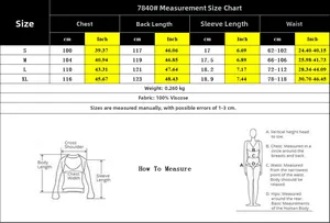 Size chart for floral midi dress with chest, length, and waist measurements for S to XL