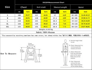 Size chart for floral dress with measurements in cm and inches for S to XXL sizes