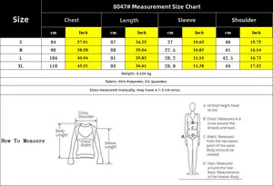 Detailed size chart for women lace patchwork t-shirt dress with metric and inch measurements