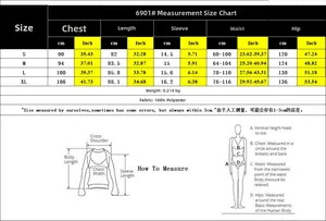 Size chart for leopard print v-neck jumpsuit with detailed measurements and fabric guide