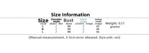 Detailed sizing chart with bust and length measurements for women's corset tube top