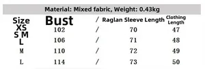 Detailed size guide table for women's double-breasted cropped trench coat jacket