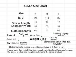 Detailed size chart for women cotton T-shirt featuring bust, sleeve and length measurements