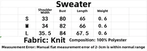Guide des tailles pour gilet en maille avec mesures et détails du tissu 100% polyester