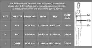 Detailed size chart for leopard print one-piece swimsuit with body measurement guide