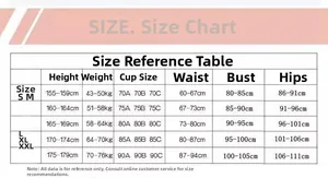 Guide des tailles détaillé pour maillot de bain de surf une pièce manches courtes S-XXL