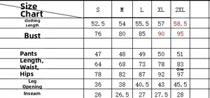 Detailed size chart for women's short sleeve surf suit featuring S to 2XL measurements