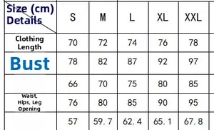Size chart for women's one-piece swimsuit in cm with measurements for S to XXL