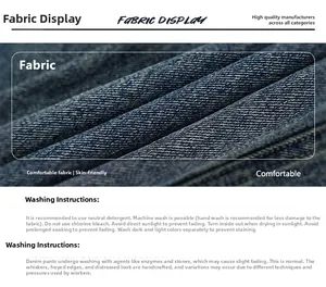 Gros plan sur la texture du tissu denim bleu foncé et la finition de l'armure sergée