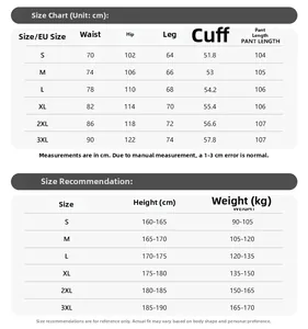 Size guide table for vintage straight-leg cotton jeans with detailed measurements S-3XL