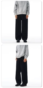 Detailansicht der Baggy-Baumwollhose für Herren mit dekonstruiertem Schnitt im US-Stil