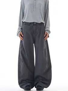 Herren American Vintage Cargohose 100% Baumwolle Weites Bein Lässige Balloon-Hose Lose Gerade Workwear Streetwear Mode