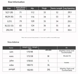 Detailed size chart for light blue denim shorts showing waist and length measurements