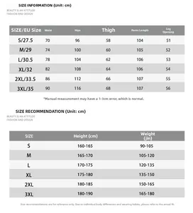 Size chart for vintage ice blue flared jeans including waist, hip and length measurements