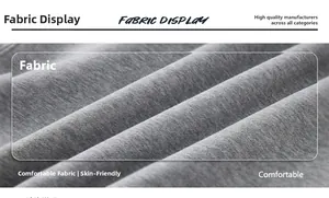 Macro detail of gray knitted fabric texture showing soft thick cotton material for hoodie