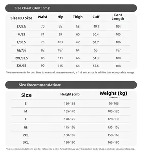 Size guide for white stretch flare jeans with detailed measurements and height-weight recommendations