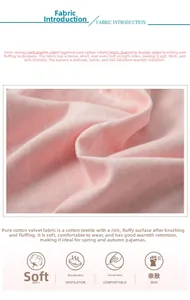 Close-up of pink striped double-sided brushed cotton fabric showing soft texture