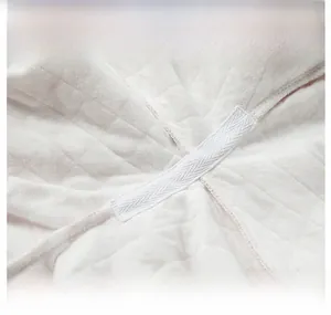 Detailed close-up showing reinforced seams and high-quality stitching on warm cotton pajamas