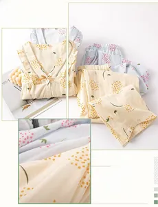 Detailed macro shot of cotton pajama fabric texture with lace neckline and bow detail