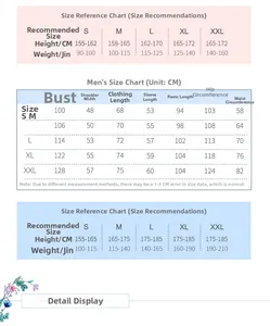 Detailed size guide for men and women's houndstooth cotton pajama sets with measurements