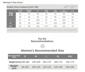 Tabella taglie dettagliata per pigiama donna in cotone a righe arcobaleno S-XXL