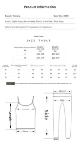 Detailed size chart for women's printed pajama set with height and weight recommendations