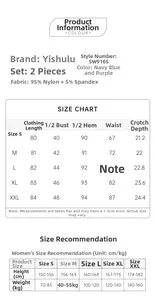 Size chart for lace mesh robe set including measurements for length bust and waist sizes