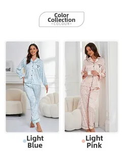 Women's modal pajama set featuring leopard jacquard print and contrasting black piping detail