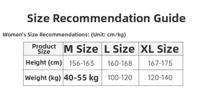 Size chart for leopard modal pajamas showing M to XL height and weight recommendations