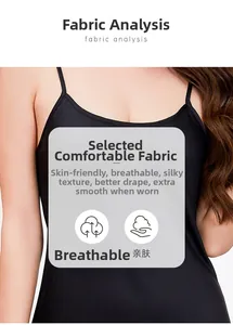 Detail of black silk nightdress fabric showing skin-friendly and breathable texture