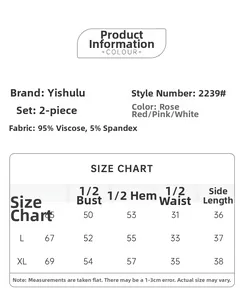 Detailed size chart for women's heart print modal pajamas showing M, L, and XL dimensions