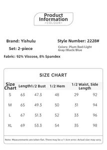 Tableau des tailles détaillé pour ensemble pyjama rayé en modal femme de S à XL