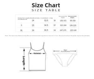 Guide des tailles pour ensemble de lingerie en dentelle avec mesures du haut et bas