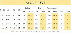 Guide des tailles pour jeans évasés incluant mesures de taille et hanches en cm et pouces