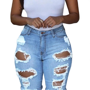 Damen High Waist Zerrissene Denim Shorts Distressed Roher Saum Gewaschen Lässig Sommer Bermuda Shorts Street Style Baumwolle Jeans