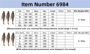 Detailed size chart for women's slim fit strapless denim jumpsuit from S to XXL