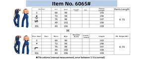 Tableau des tailles pour combinaison en jean dos nu pour femme avec mesures précises