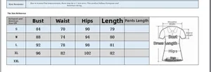 Guide des tailles pour robe en dentelle avec mesures du buste de la taille et des hanches
