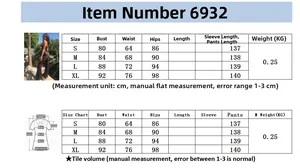 Guide des tailles du combipantalon en dentelle noire avec mesures détaillées en CM