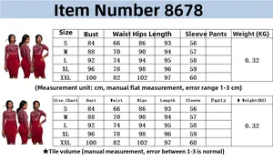 Detailed size chart for women's long sleeve rhinestone party dress including S-XXL dimensions