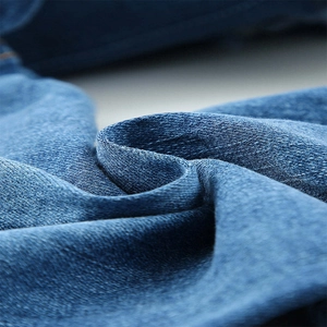 Classic blue mid-rise denim jeans with premium twill weaving and street style wash finish