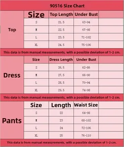 Tableau des tailles détaillé pour ensemble de lingerie à carreaux avec mesures précises